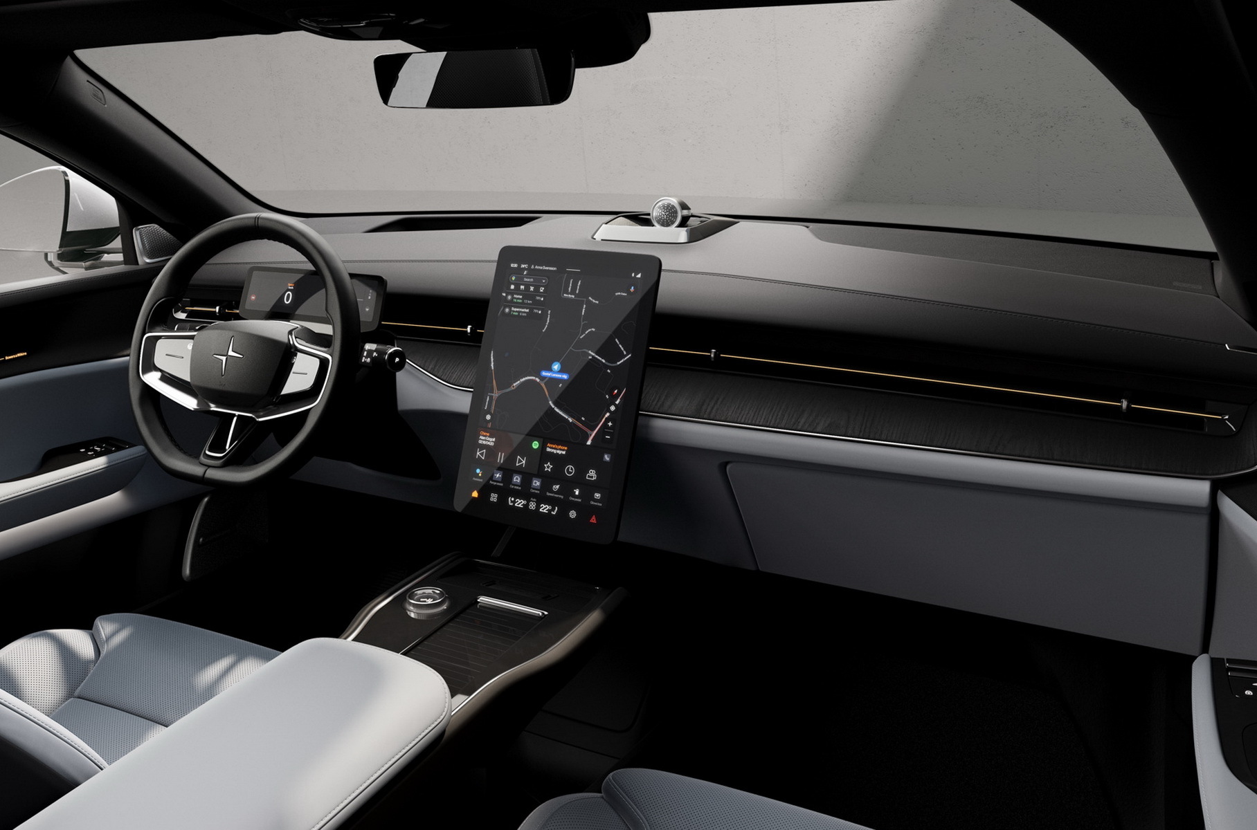Интерьер Polestar 3