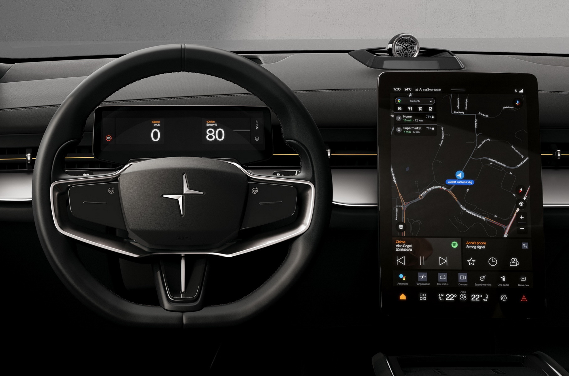Интерьер Polestar 3