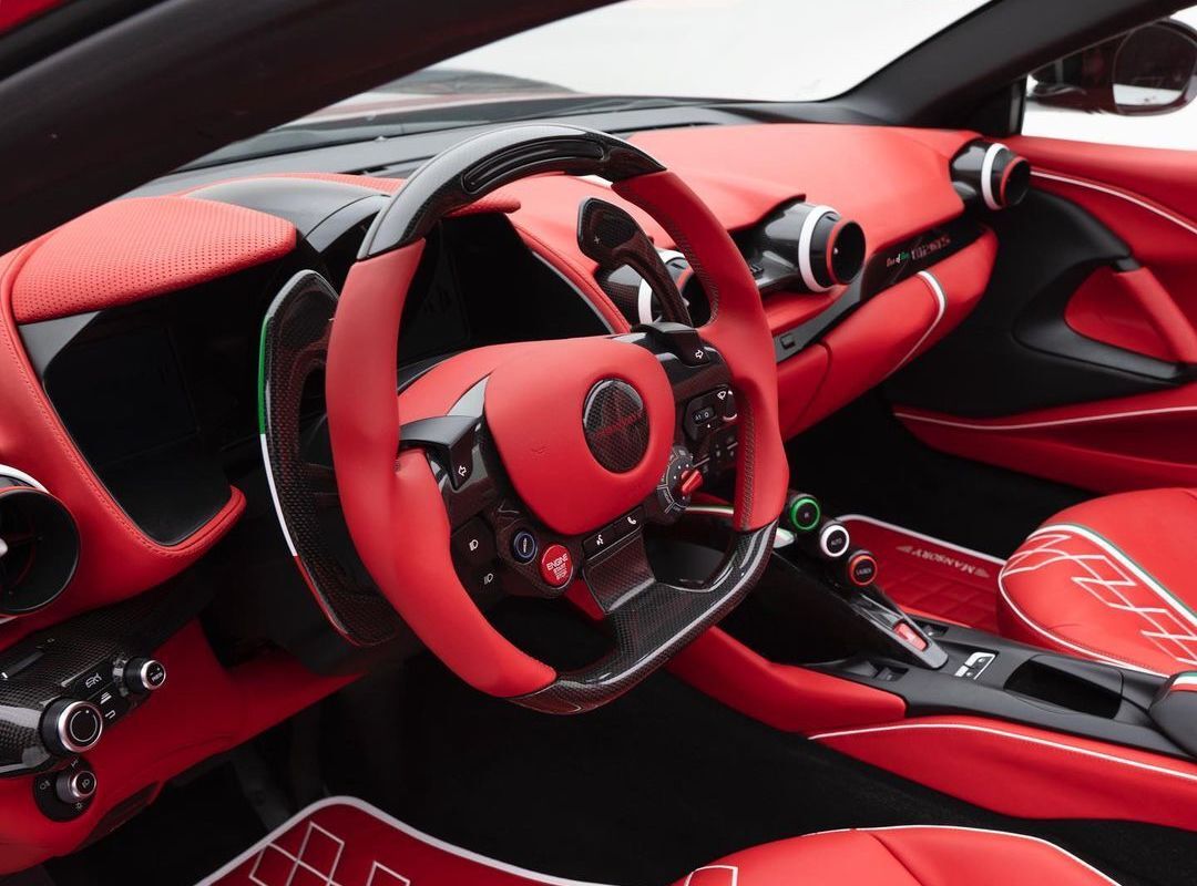 Ferrari f12 Red Interior