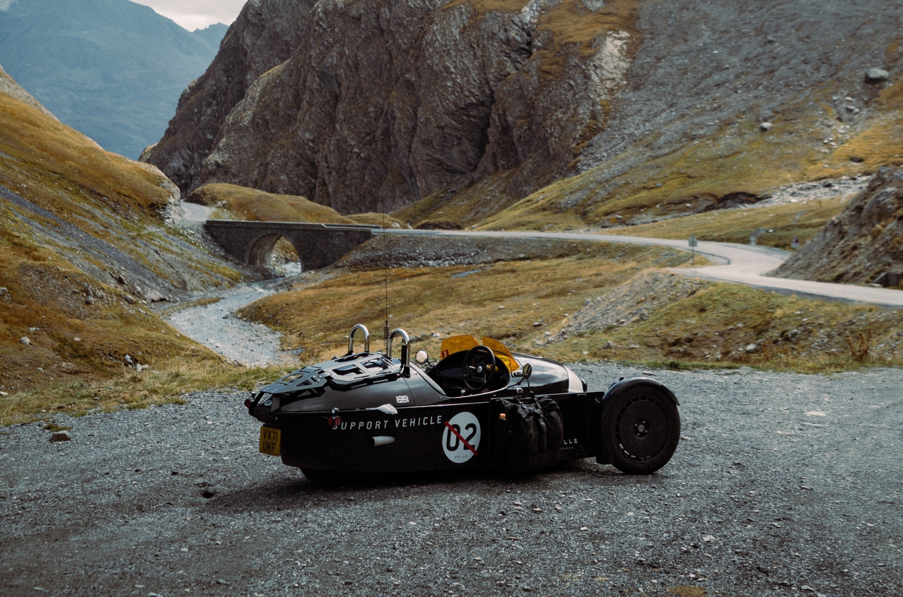 Morgan Super 3 стал машиной поддержки альпийского ралли