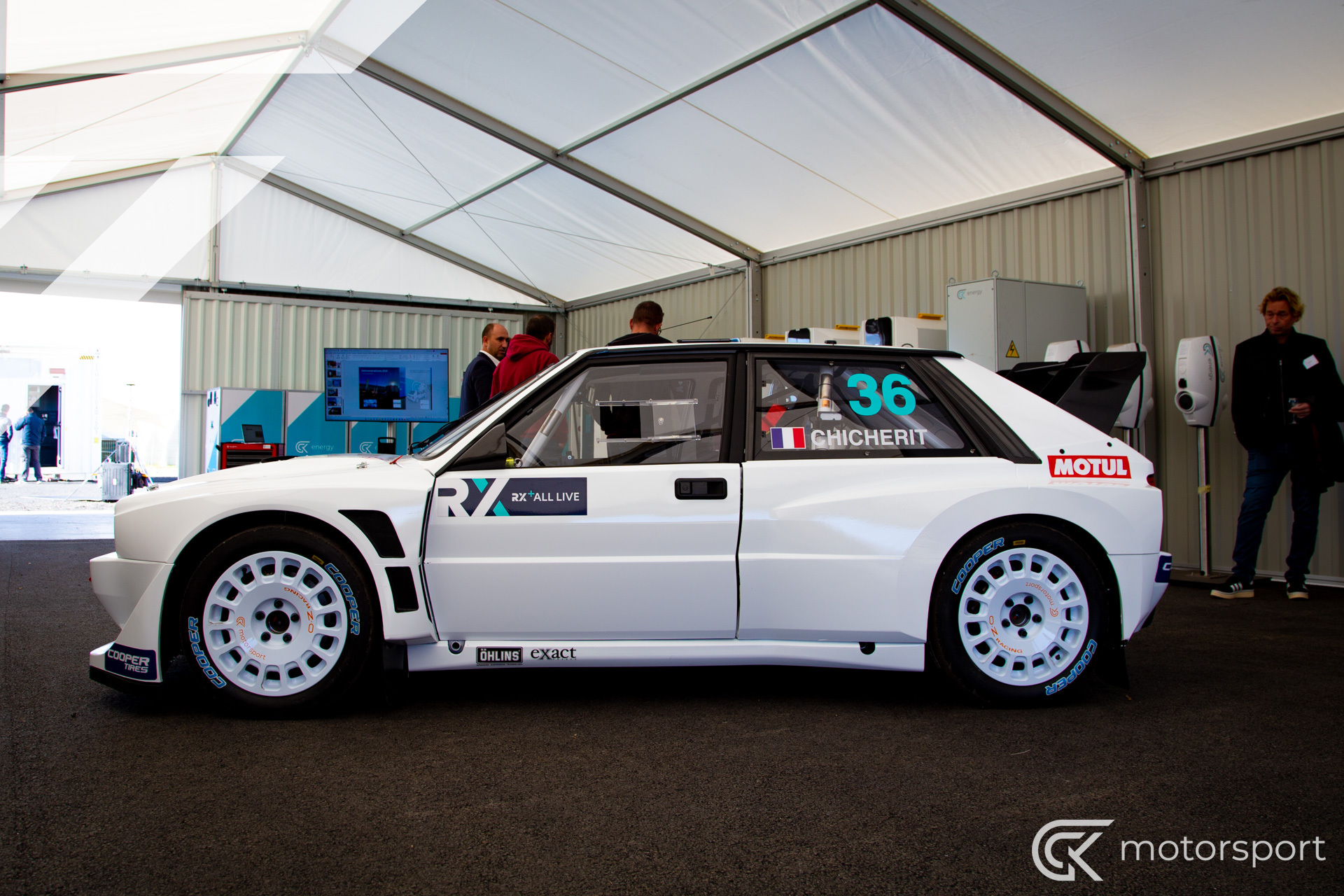Lancia Delta возродили в виде гоночного электромобиля