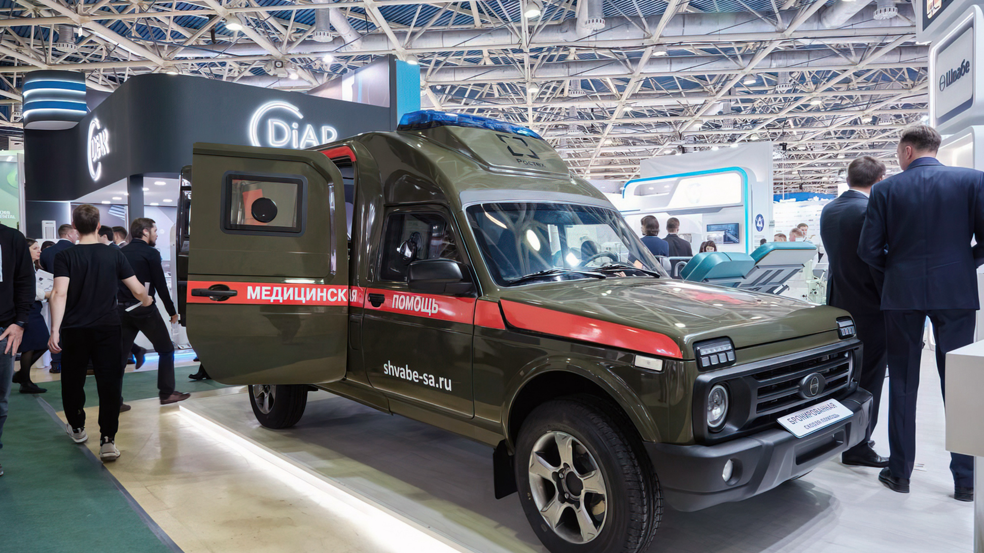 В России разработали бронированную Lada Niva для эвакуации раненых — Motor