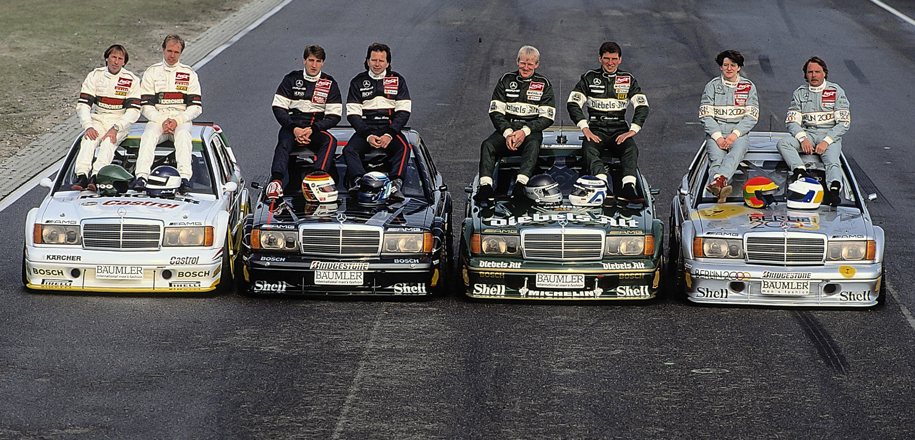 Заводская команда Mercedes-Benz DTM в 1992 году заняла весь подиум и взяла кубок производителей