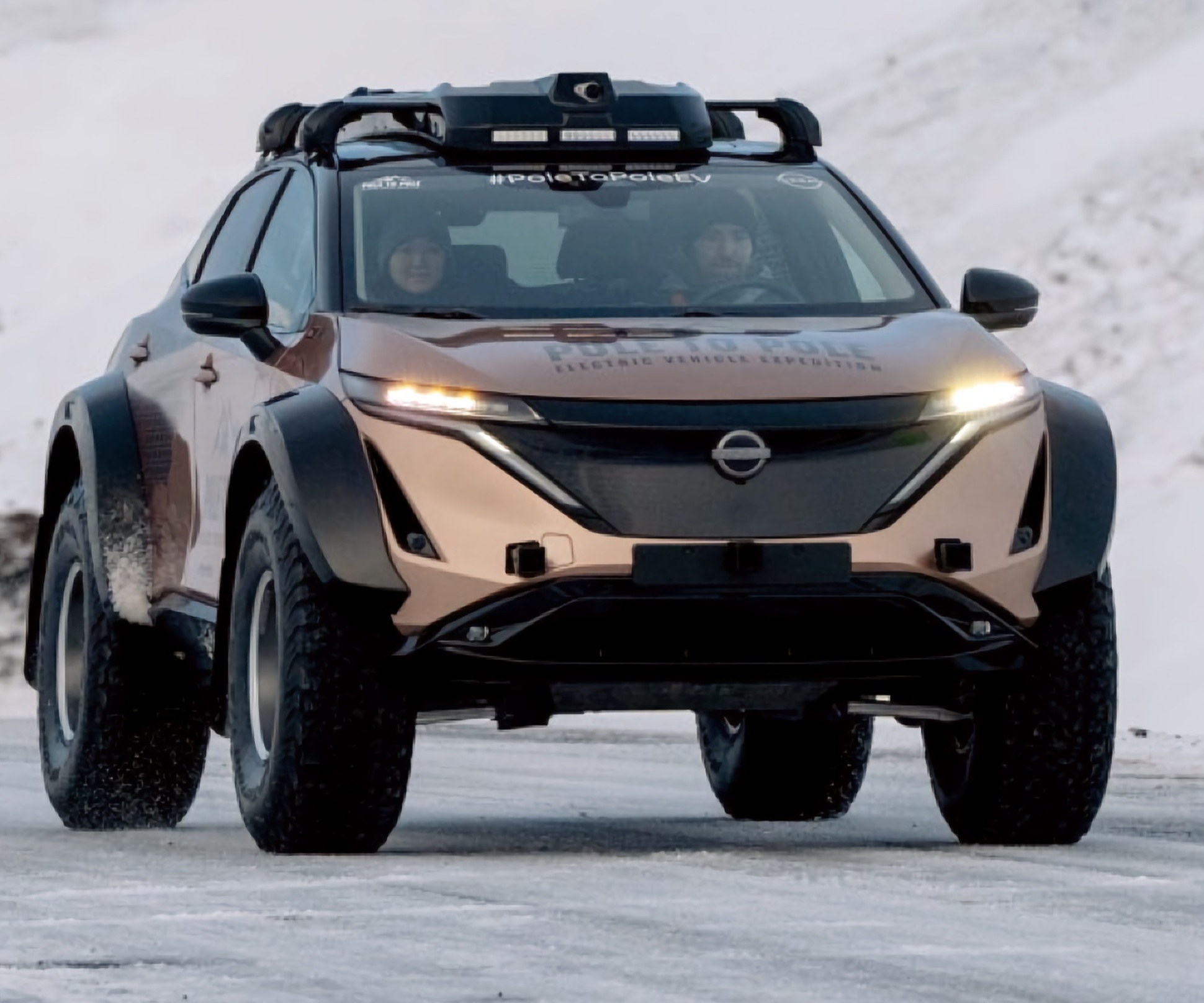 Электрический Nissan Ariya получил тюнинг от Arctic Trucks — Motor