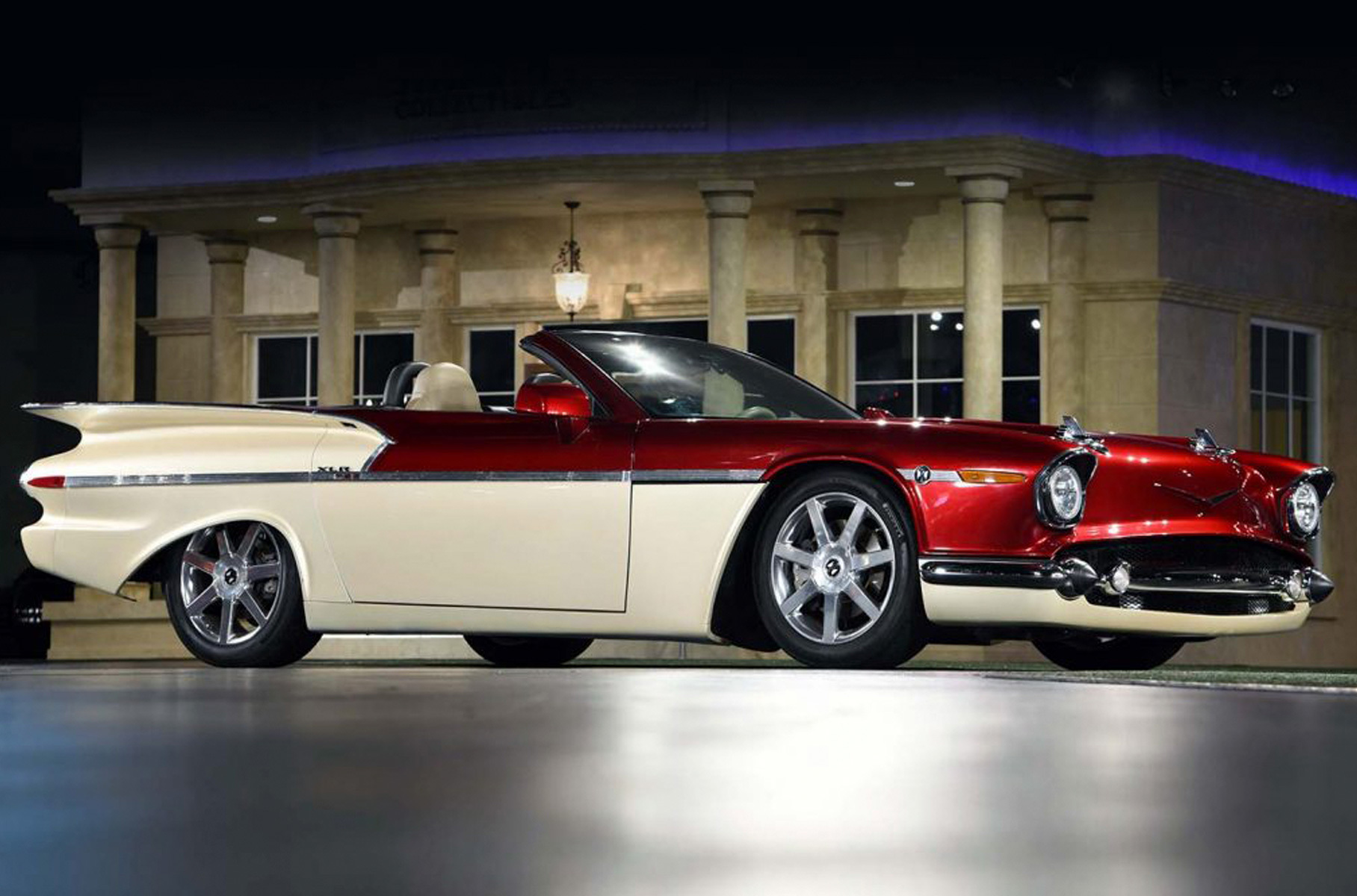 ###  Прошлой весной [ушёл с молотка](https://motor.ru/news/chevrolet-cadillac-14-05-2022.htm) родстер 2008 года, который фирма N2A Motors сделала похожим на классические Chevrolet второй половины 50-х.