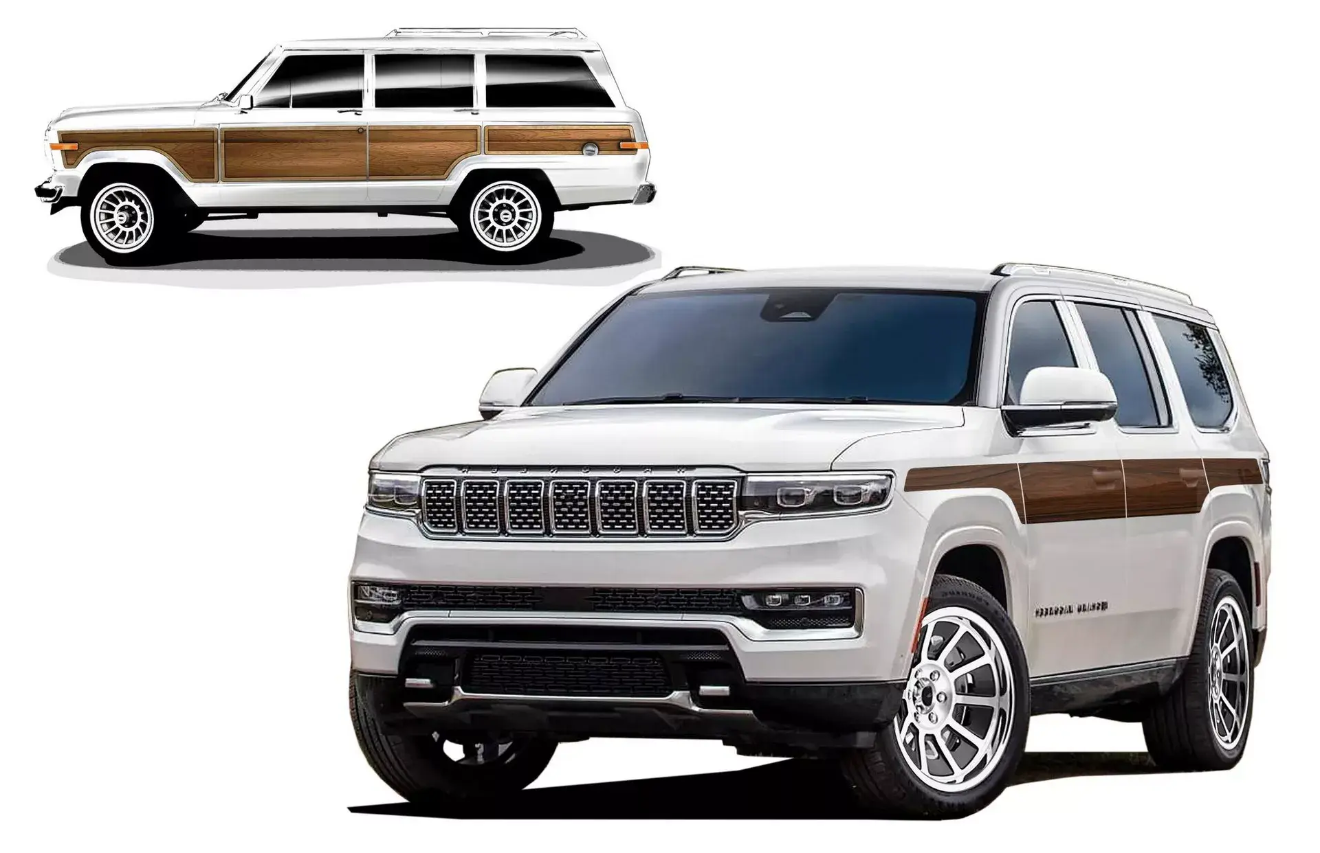 Jeep Grand Wagoneer получил роскошную версию с нарисованным на кузове  деревом — Motor