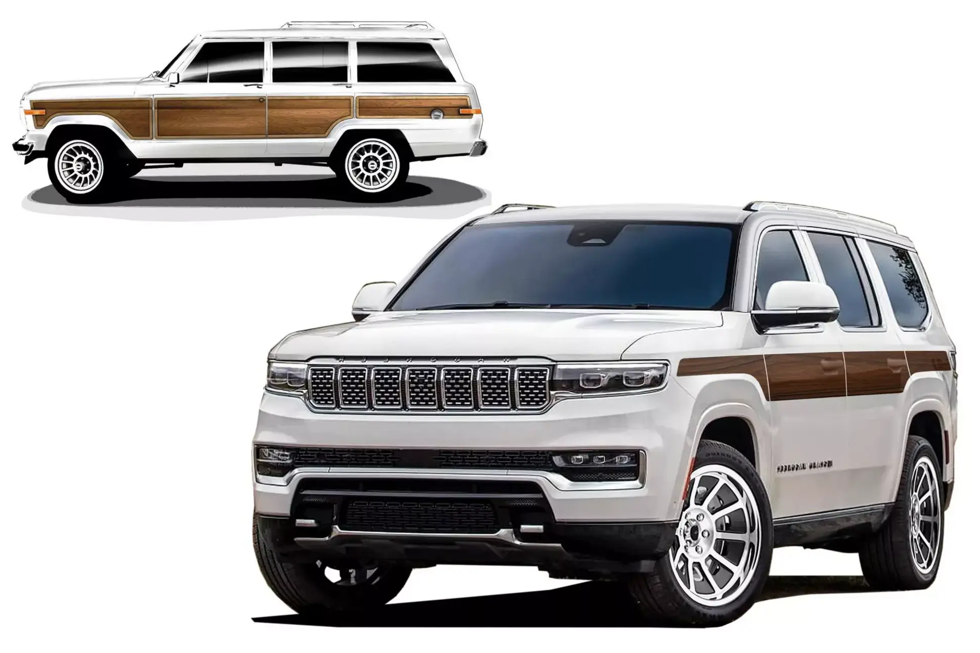 Jeep Grand Wagoneer получил роскошную версию с нарисованным на кузове  деревом — Motor