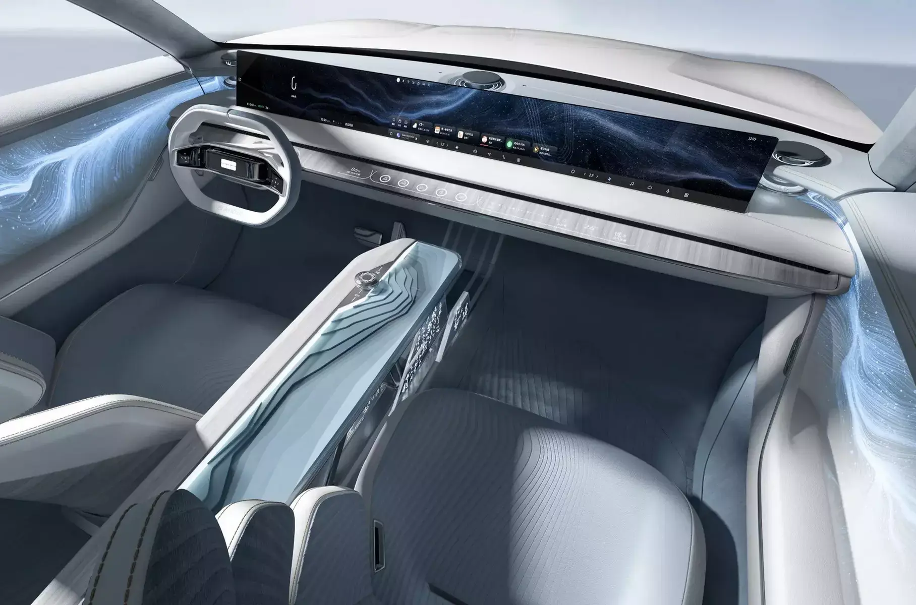 Раскрыт мощный и стильный кроссовер китайской марки Geely Раскрыт мощный и стильный кроссовер китайской марки Geely