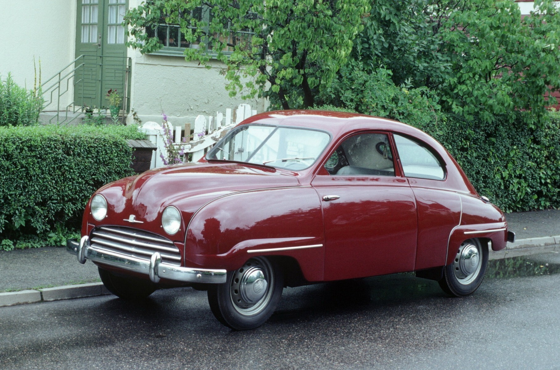 Легковушка из швеции. Saab 92. Saab 92.001. Saab 1949. Saab 92 (1949—1956).