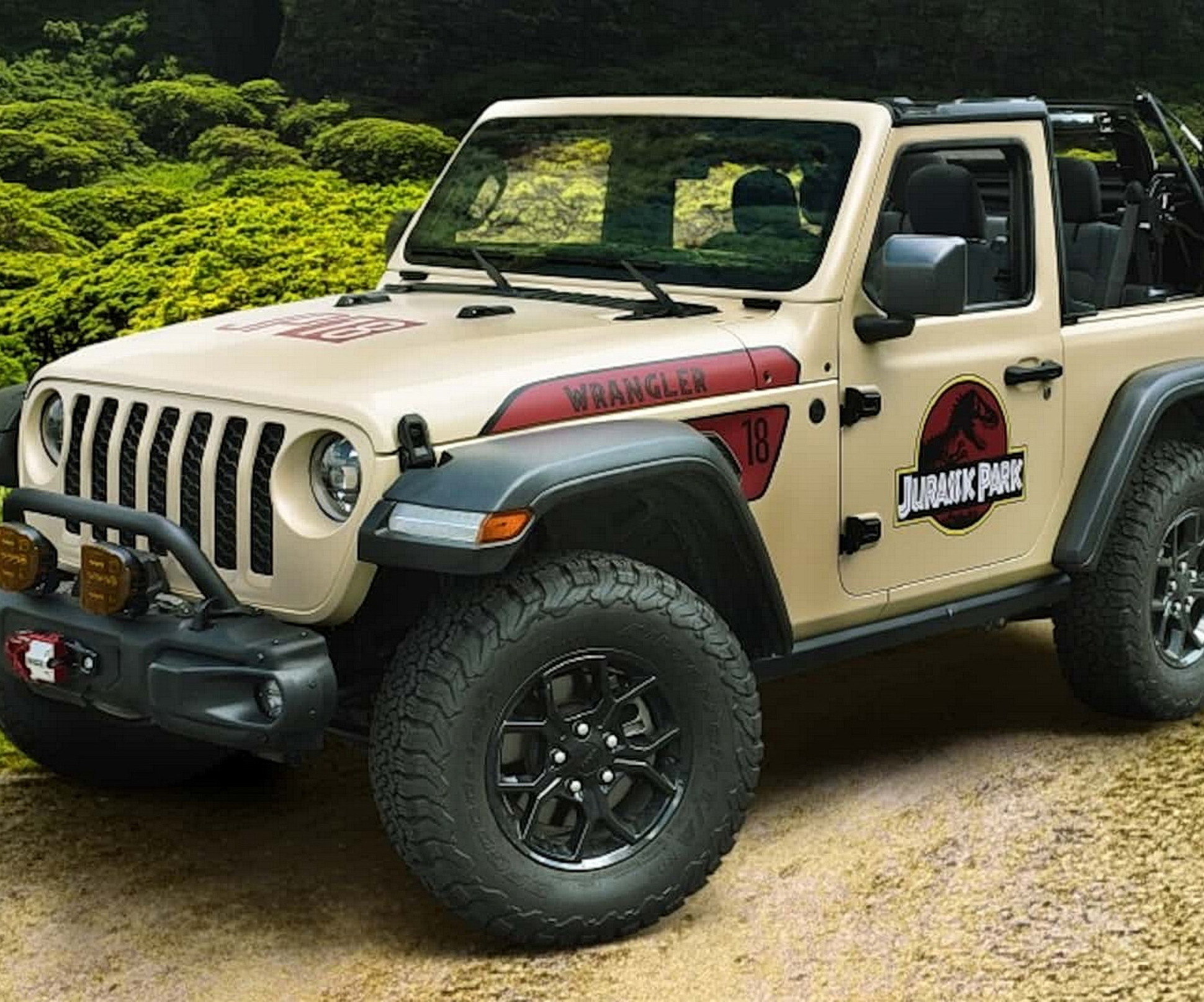 Jeep по-особому украсил Wrangler в честь «Парка Юрского периода» — Motor