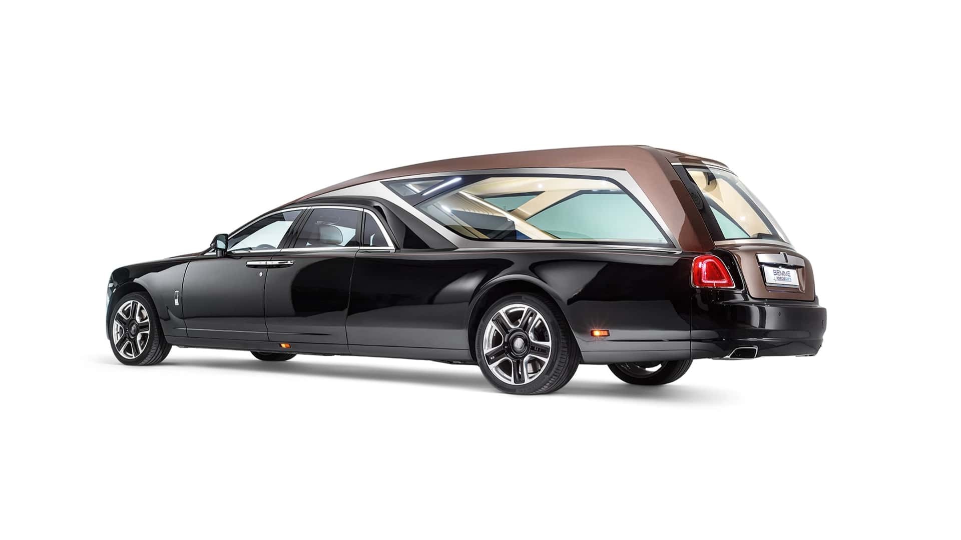 Из Rolls-Royce Ghost сделали люксовый катафалк в соперники Aurus Lafet