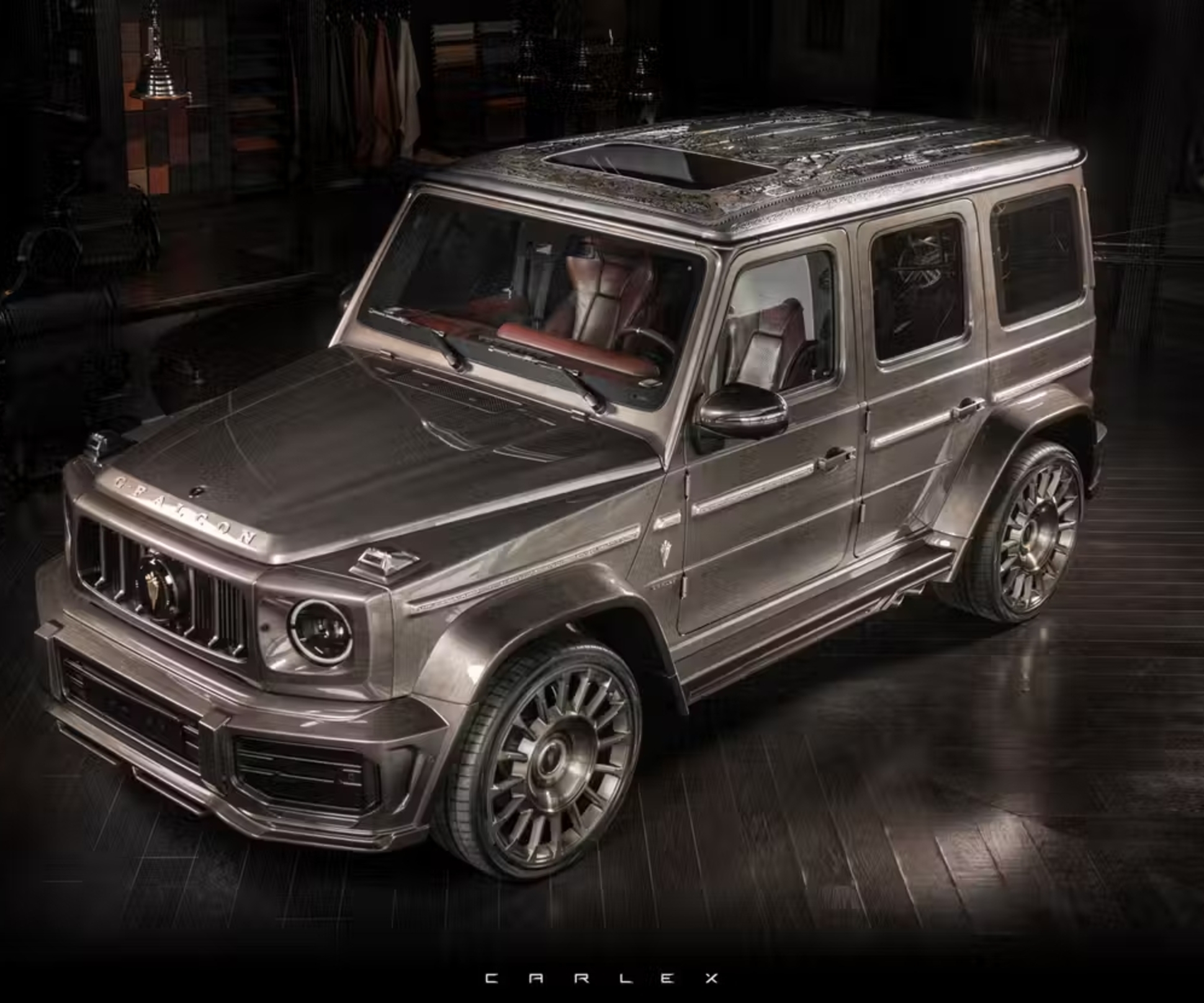 Mercedes-AMG G 63 получил уникальную гравировку на всю крышу — Motor