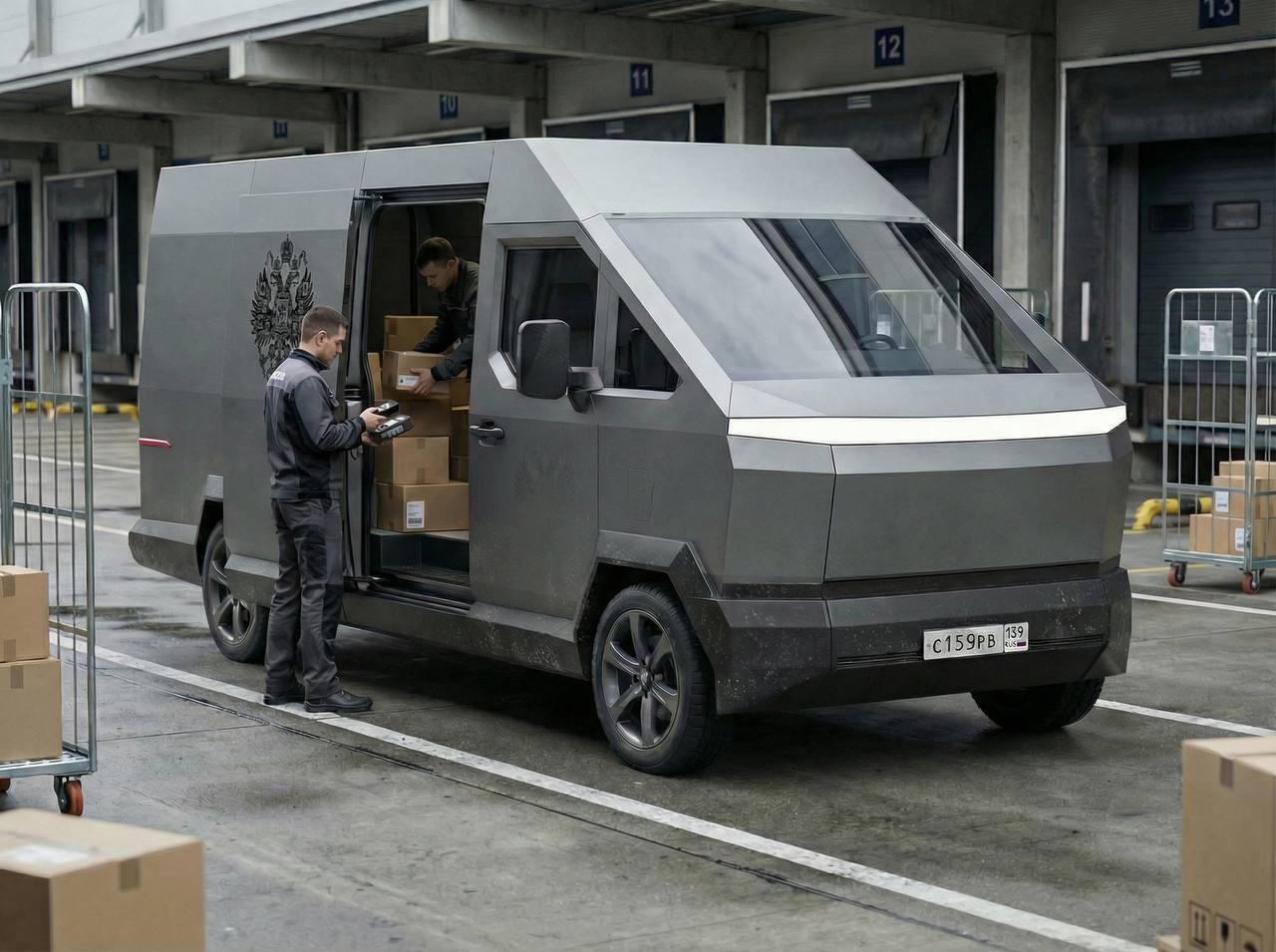 Беспилотный фургон Руссо-Балт Ф200 протестируют летом 2026 года