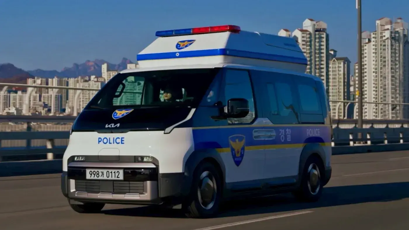Kia представила спецмашину для полиции Южной Кореи