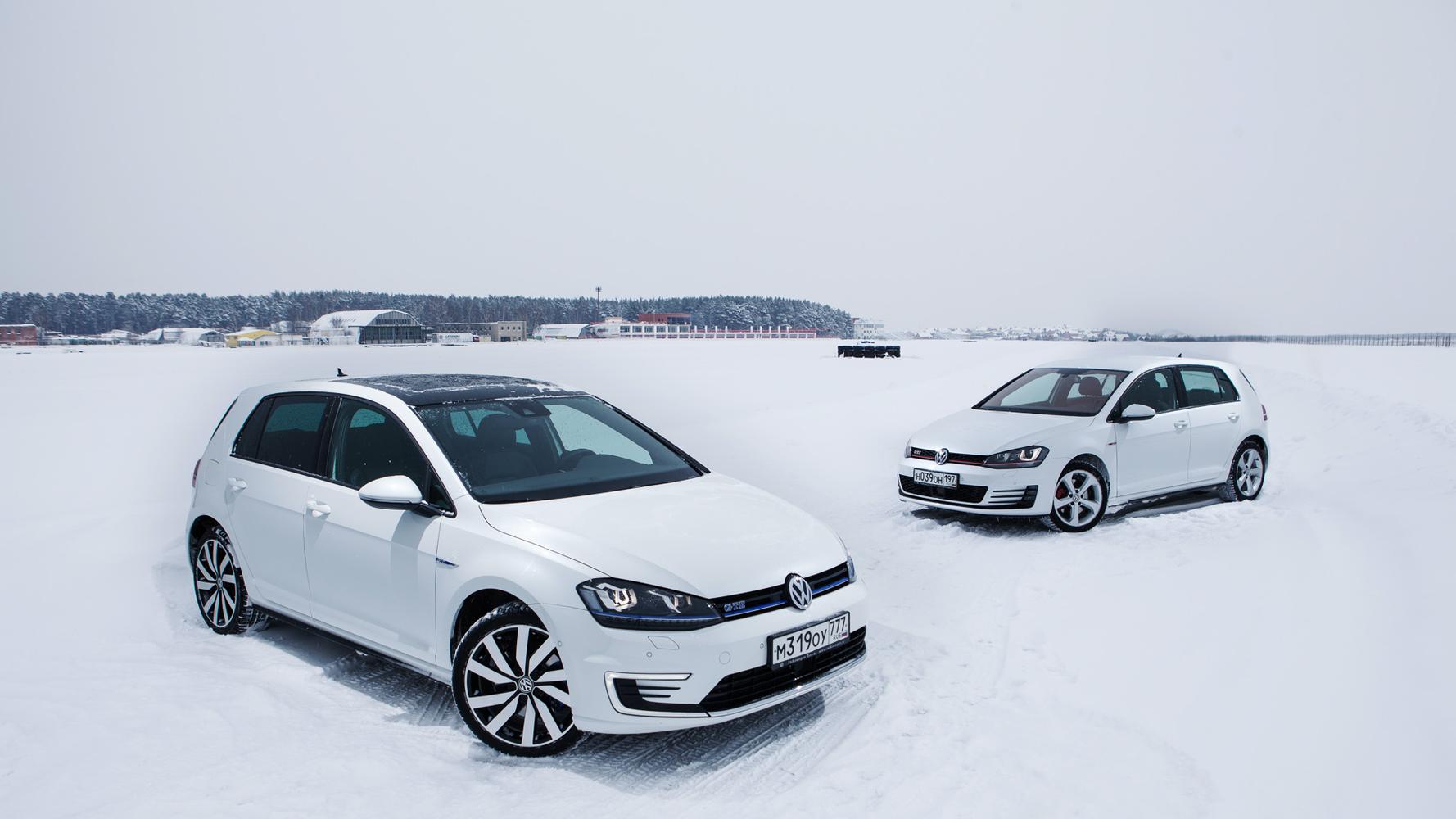 Гибридный хот-хэтч VW Golf GTE против обычного VW Golf GTI — Тест-драйв —  Motor