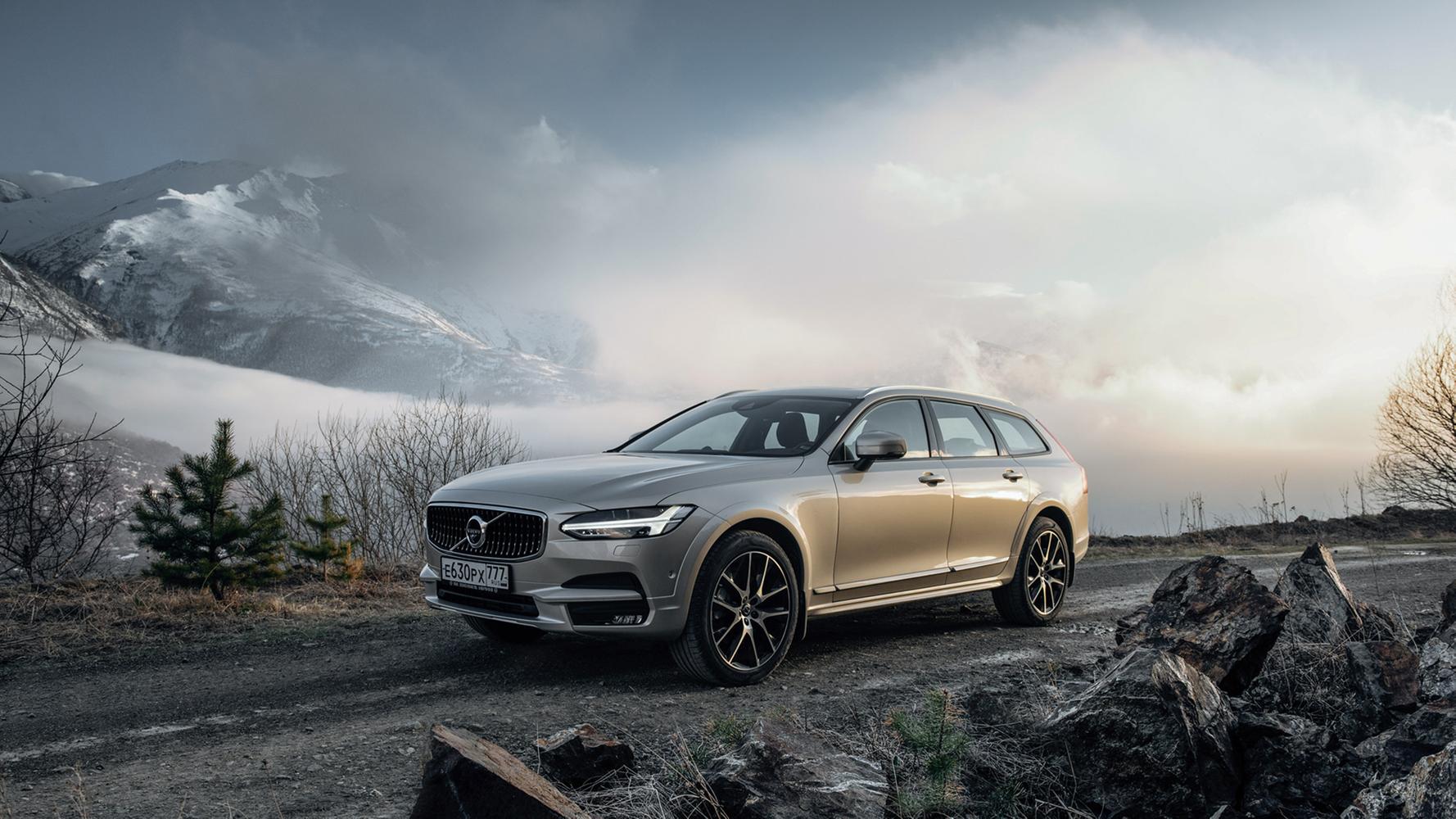 Тестируем новый Volvo V90 Cross Country в горах южной России — Тест-драйв —  Motor