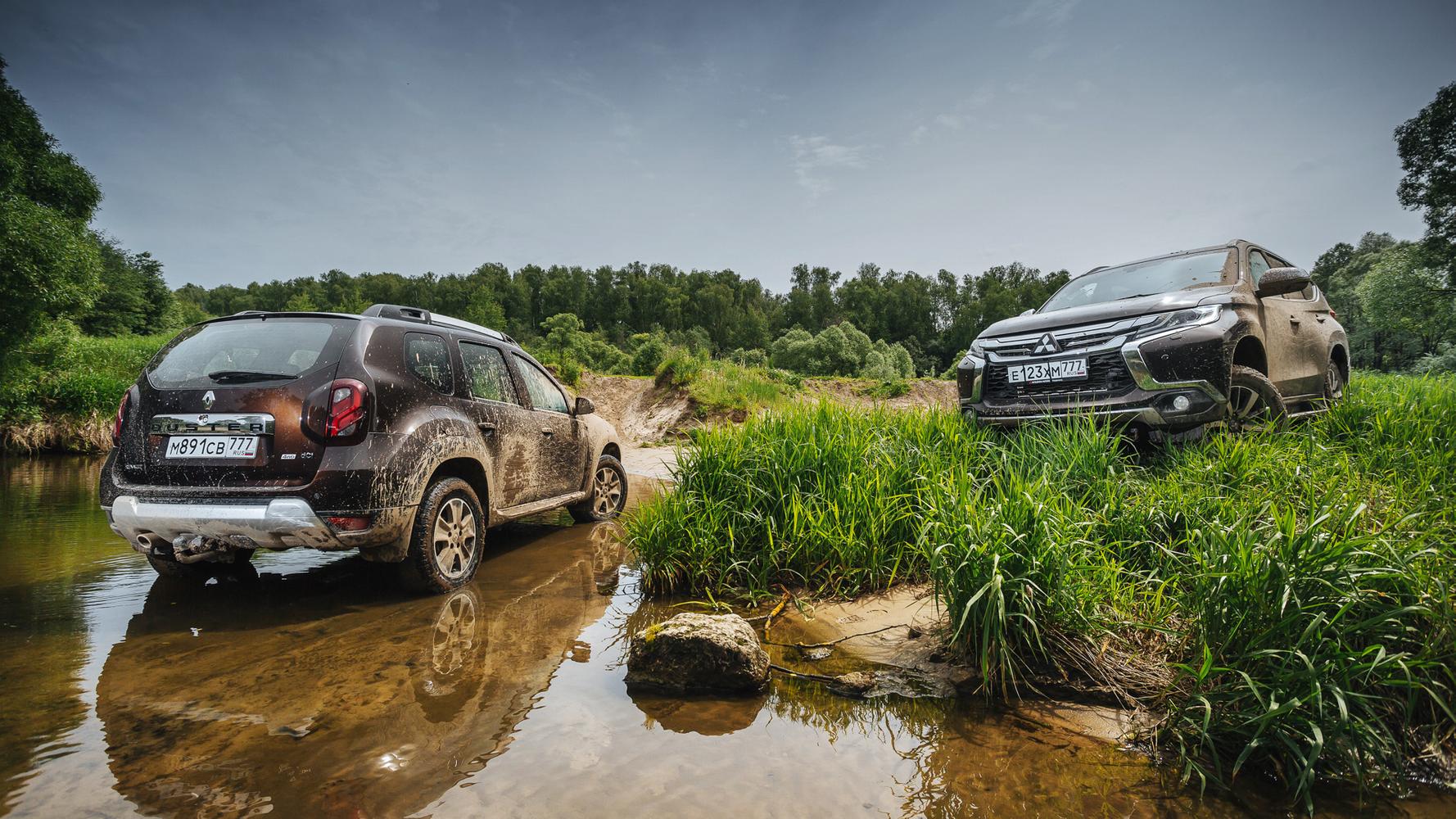 Mitsubishi Pajero Sport против Renault Duster: бесчеловечное, но не  бессмысленное противостояние — Тест-драйв — Motor