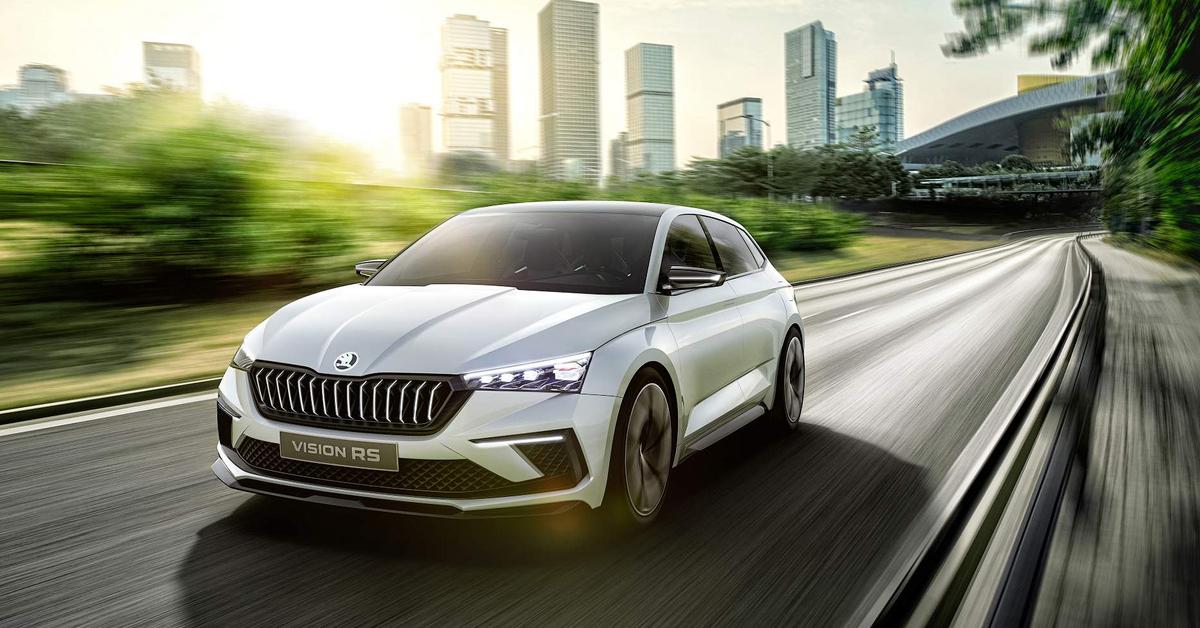 Предвестник нового Skoda Rapid оказался 245-сильным гибридом