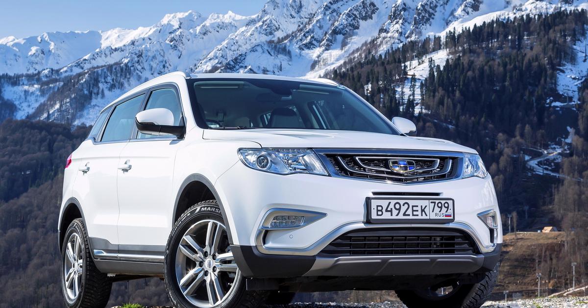 Geely atlas рестайлинг