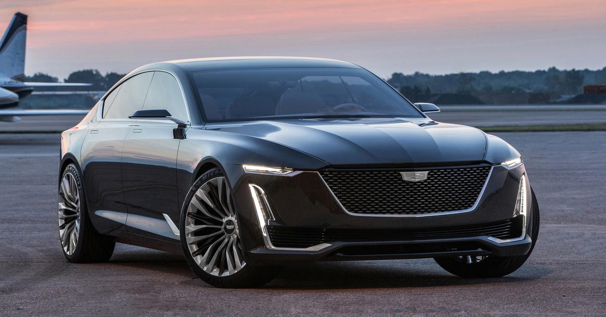 Новый седан cadillac