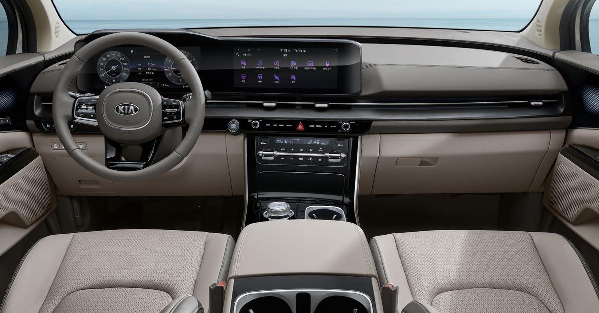 Kia carnival размеры салона