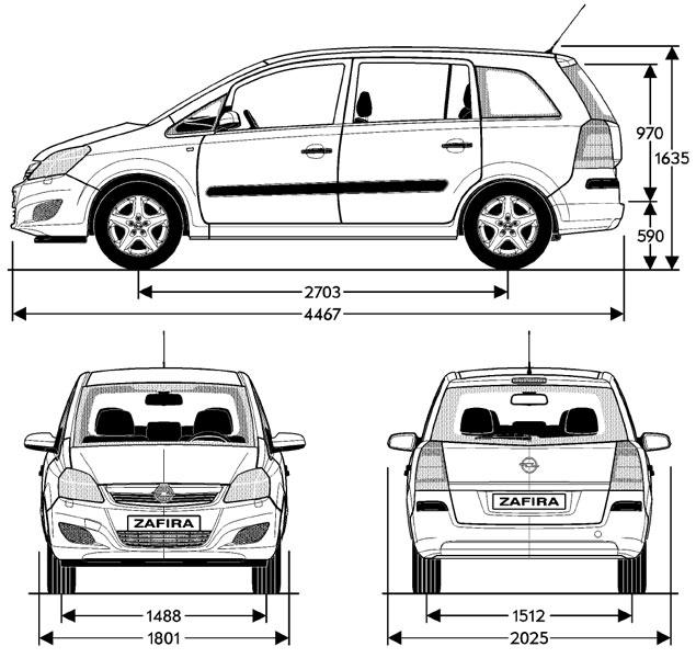 Опель Зафира технические характеристики. Opel Zafira комплектации и цены фото