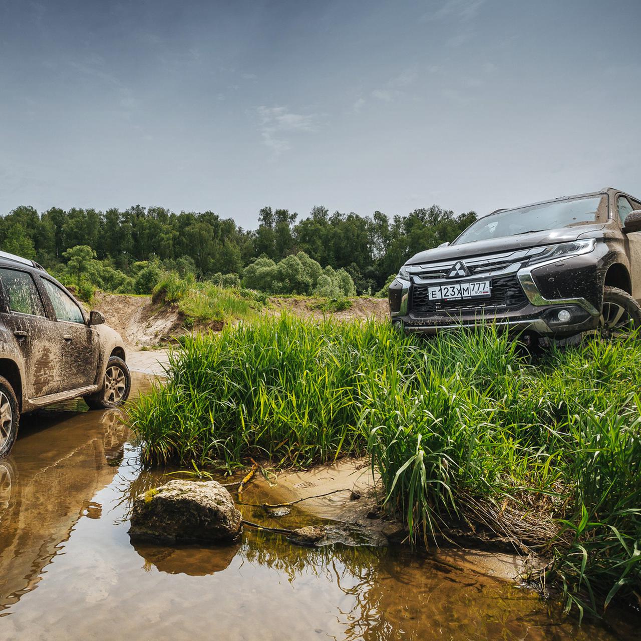 Mitsubishi Pajero Sport против Renault Duster: бесчеловечное, но не  бессмысленное противостояние — Тест-драйв — Motor