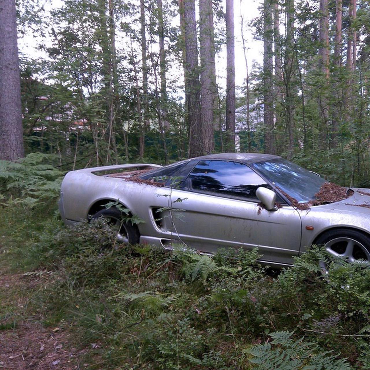 В питерском лесу нашли брошенную Honda NSX — Motor