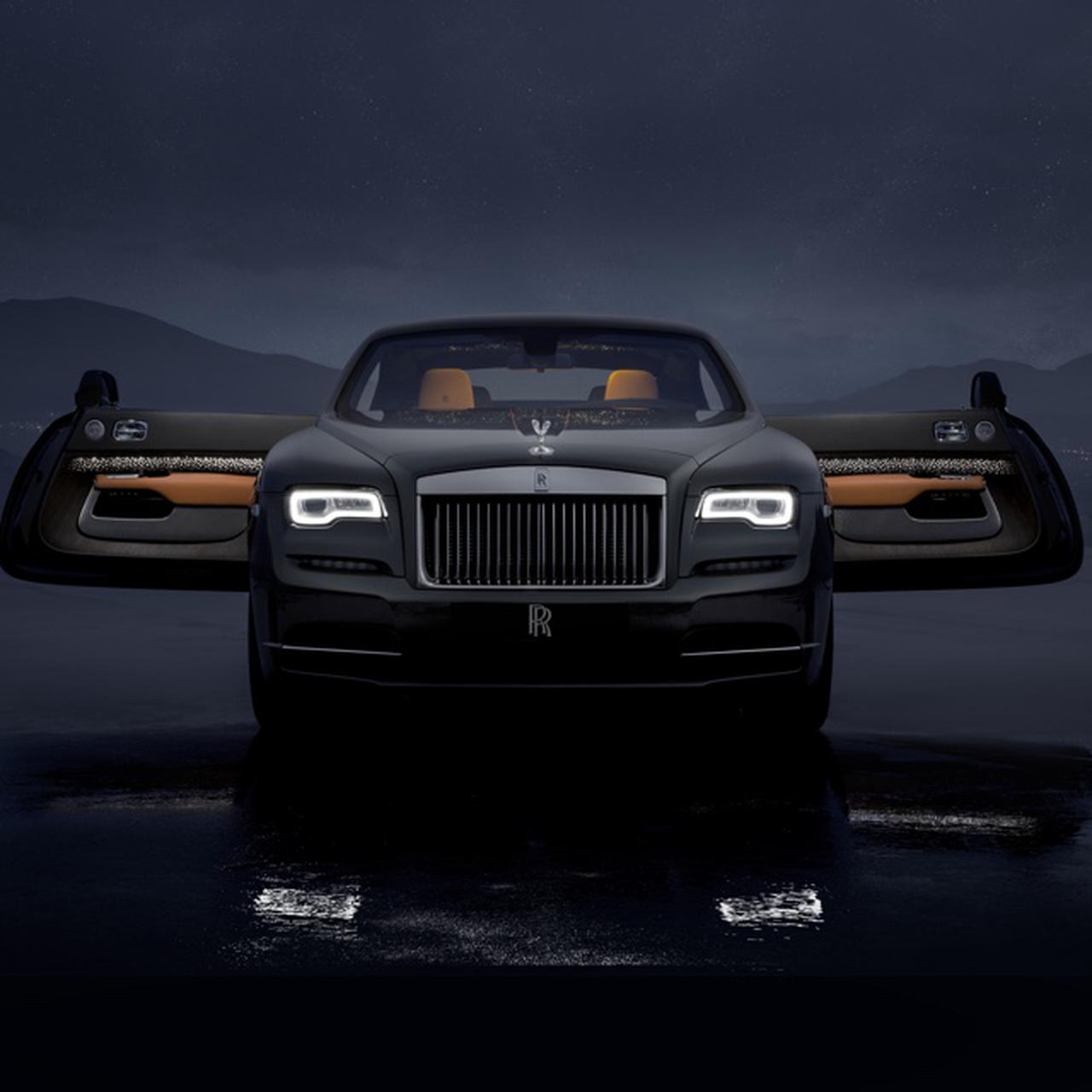 Rolls-Royce добавил в салон Wraith «падающие звезды» и стальную ткань —  Motor