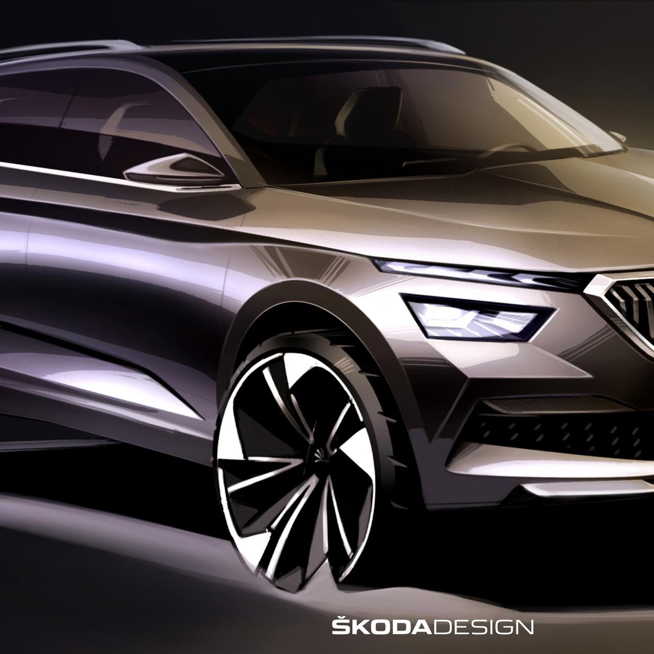 Компактный кроссовер Skoda: новые изображения — Motor