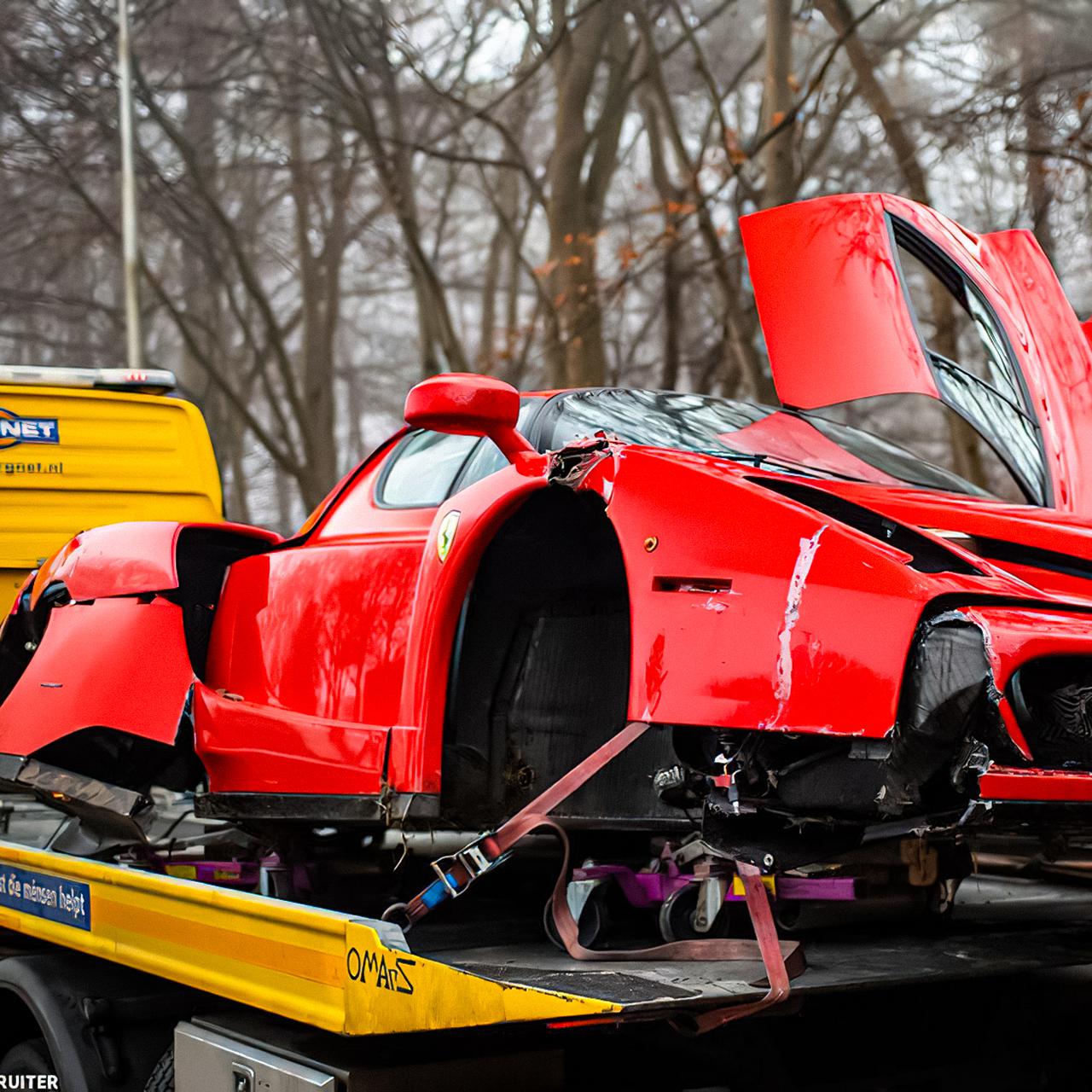 Редчайший Ferrari Enzo стоимостью три миллиона долларов разбили об дерево —  Motor