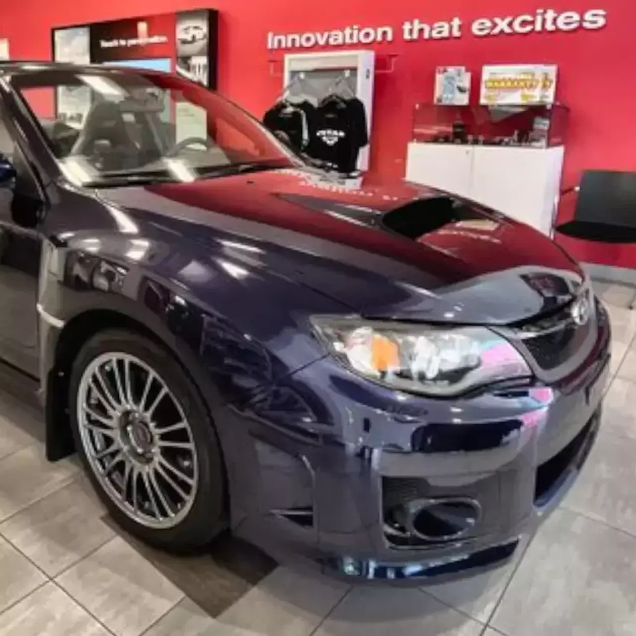 Уникальный Subaru WRX STI выставили на продажу. Это кабриолет — Motor