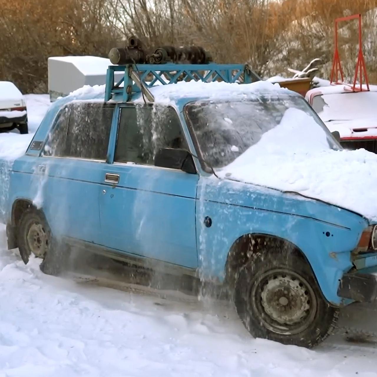 Видео: в России сделали самоочищающийся от снега автомобиль — Motor