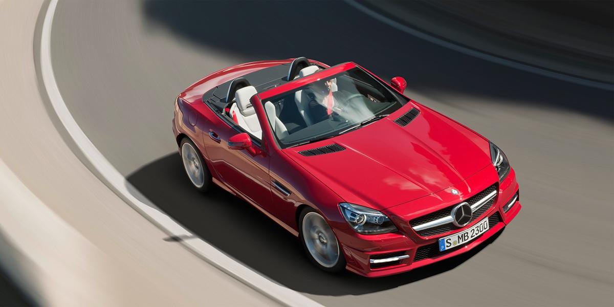 Первый тест-драйв купе-кабриолета Mercedes-Benz SLK — Тест-драйв — Motor