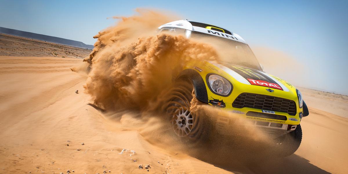Rally Dakar пустыня