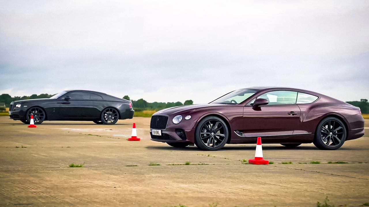 Самая дорогая дрэг-гонка: Rolls-Royce Wraith против Bentley Continental GT  — Motor