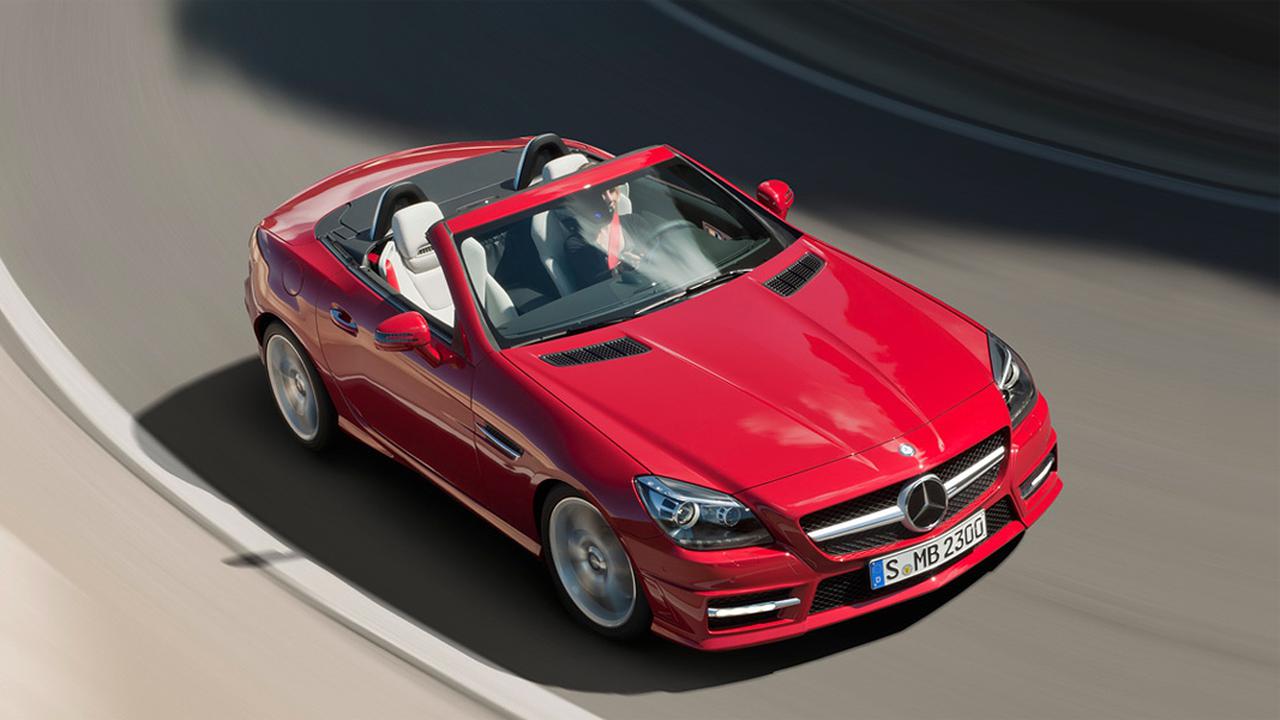 Первый тест-драйв купе-кабриолета Mercedes-Benz SLK — Тест-драйв — Motor