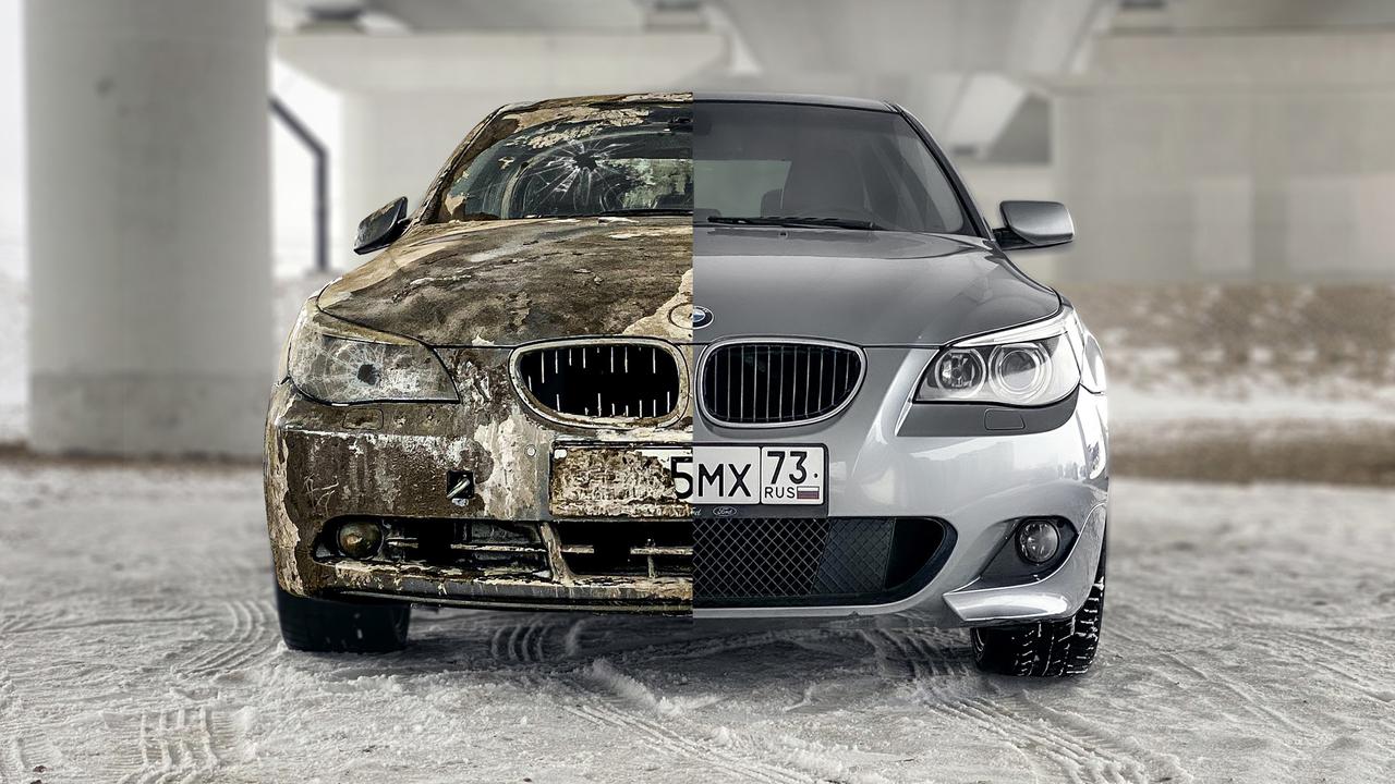 Самый грязный BMW в России прокачали и продают за один рубль. Видео —  Лаборатория — Motor