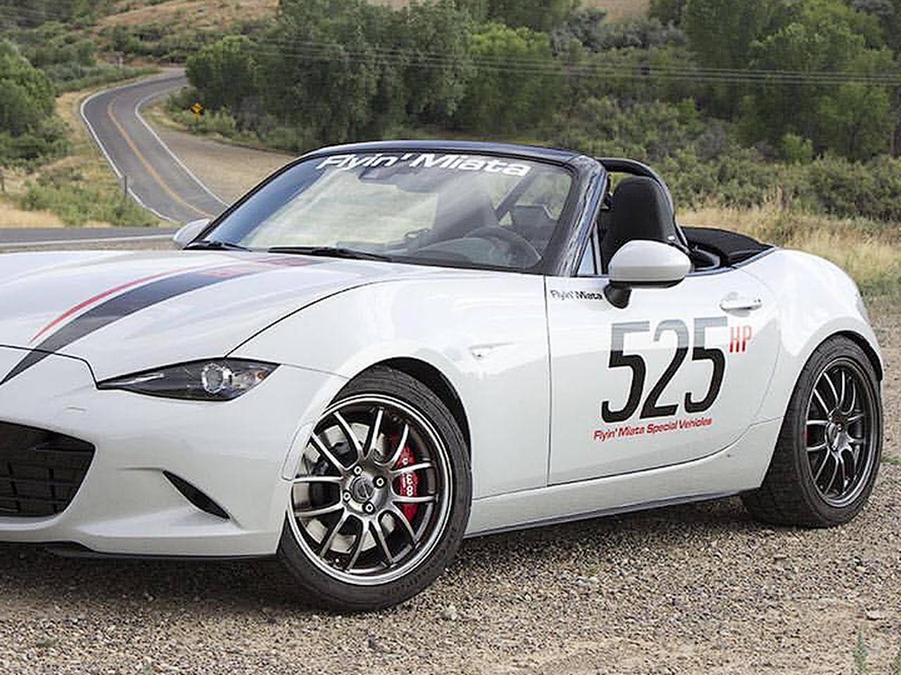 В США построили 525-сильную Mazda MX-5 с 6,2-литровым мотором V8 — Motor