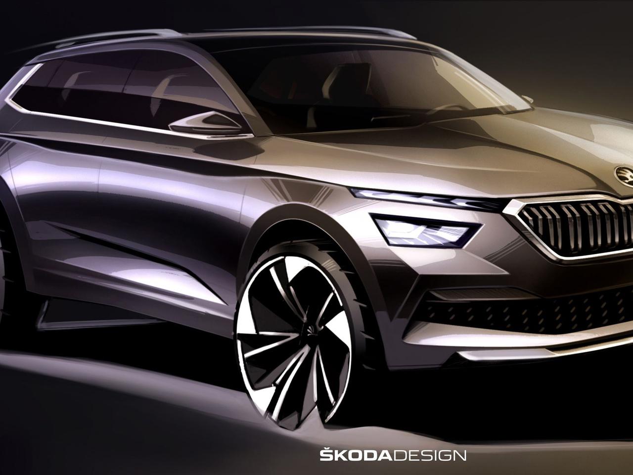 Компактный кроссовер Skoda: новые изображения — Motor