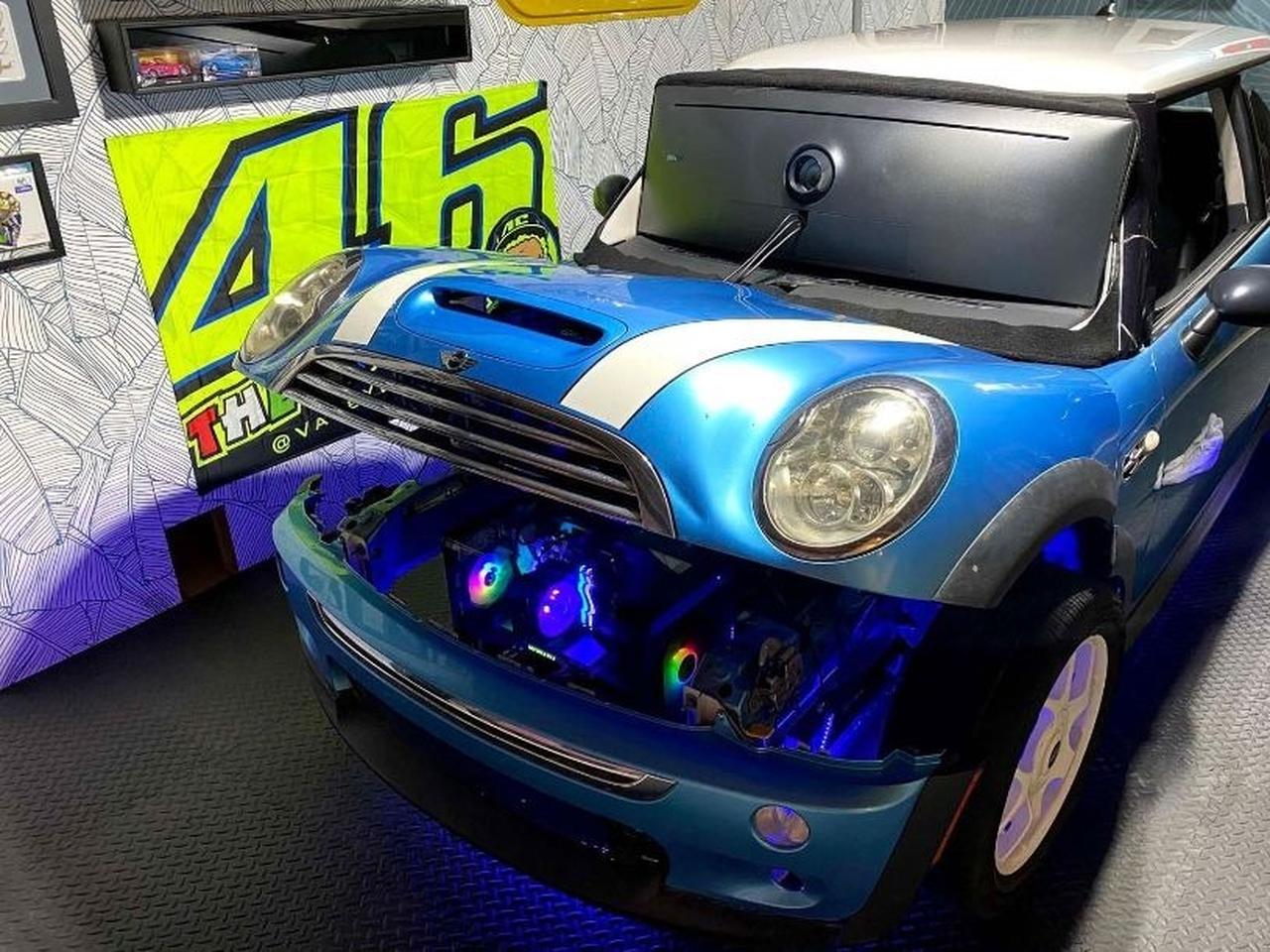 Старый MINI Cooper S превратили в гоночный симулятор — Motor
