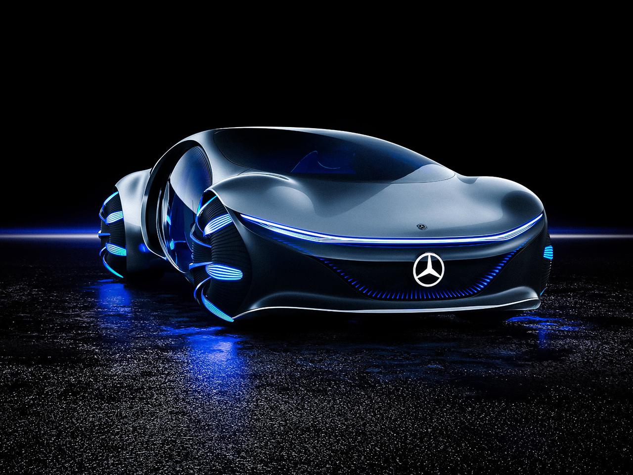 Электрокар Mercedes-Benz Vision AVTR научился читать мысли — Motor