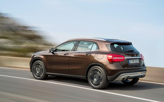 Мерседес GLA Габариты