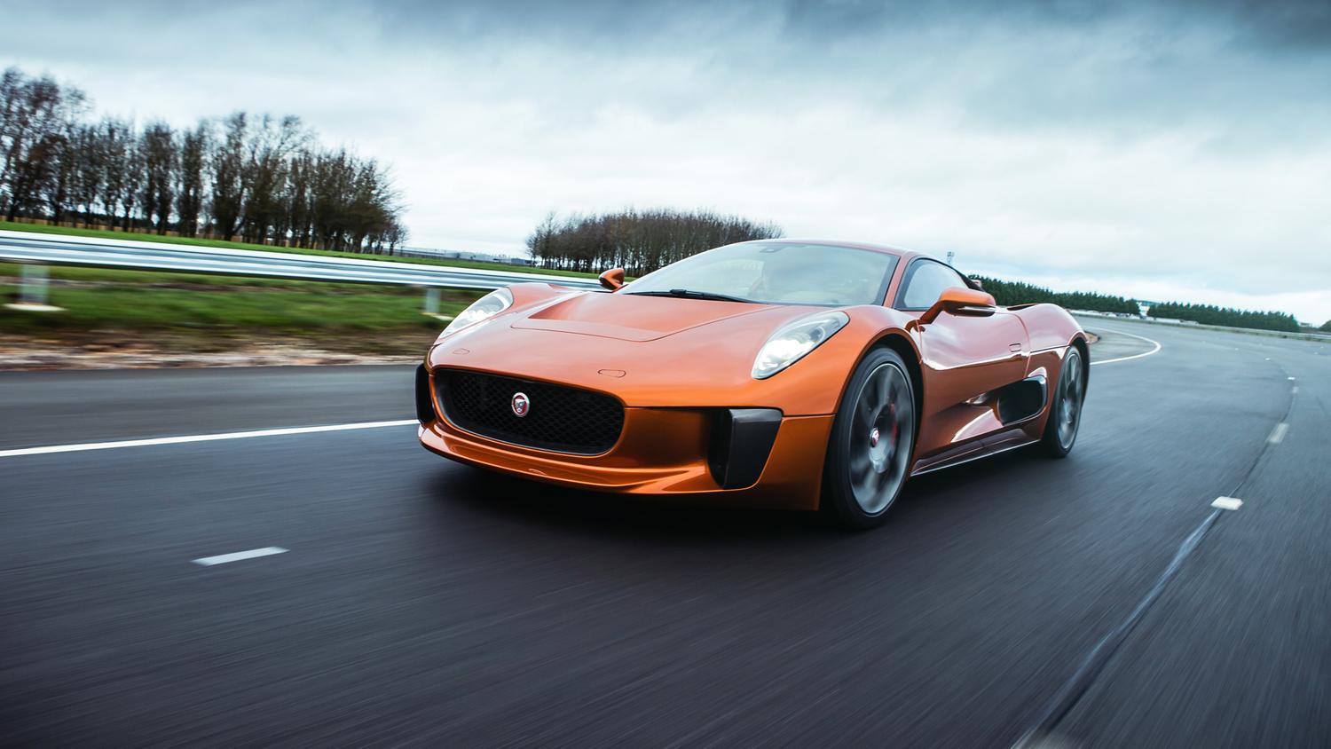 Тест злодейского Jaguar C-X75 из 