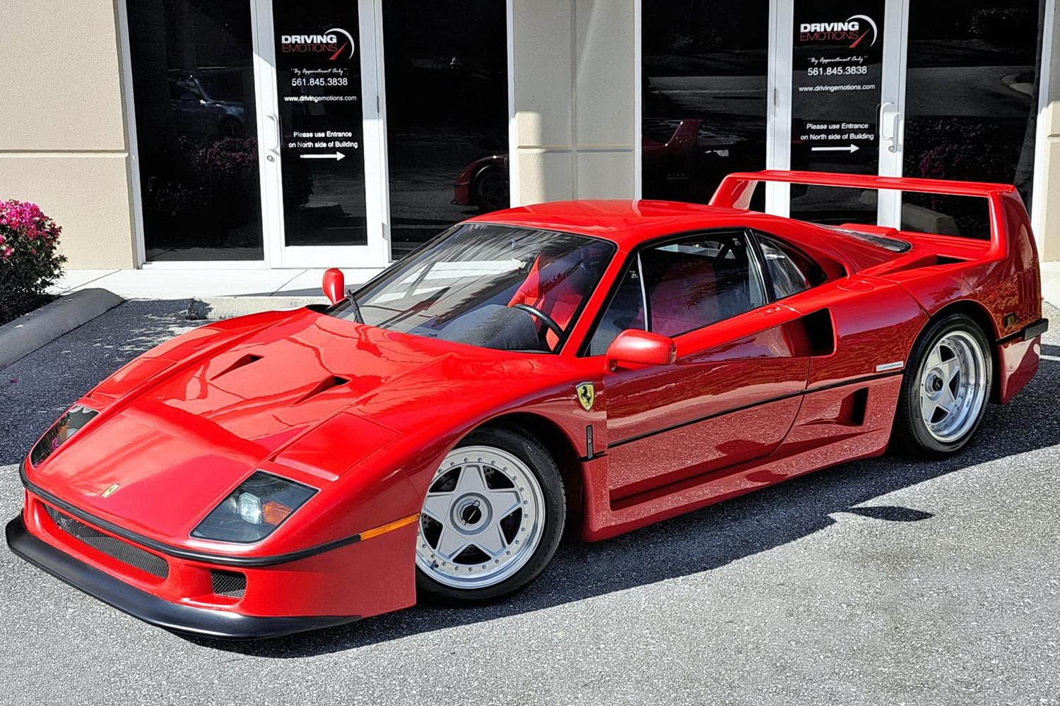 В продаже появилась уникальная Ferrari F40 с пробегом 311 километров — Motor