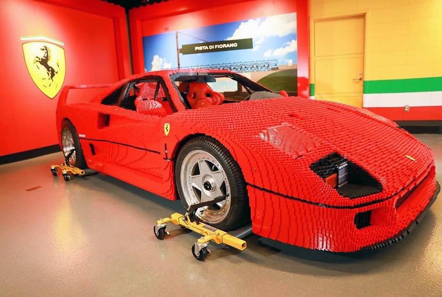 358 Lego Ferrari F40 Motor