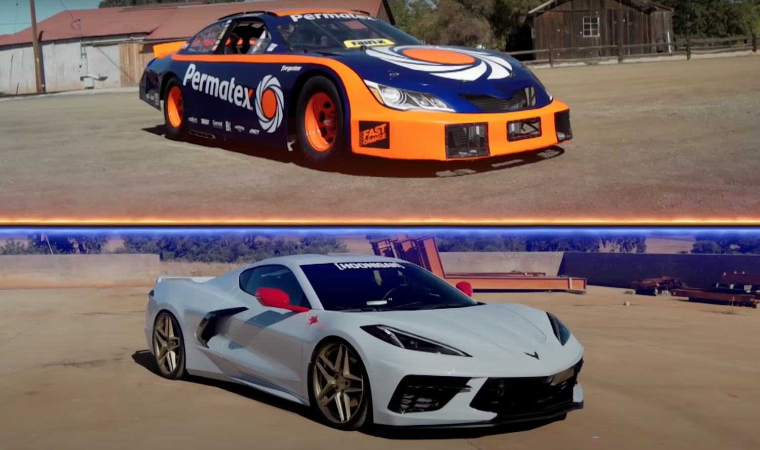 Chevrolet Corvette и сток-кар NASCAR сравнили в дрэг-рейсинге — Motor