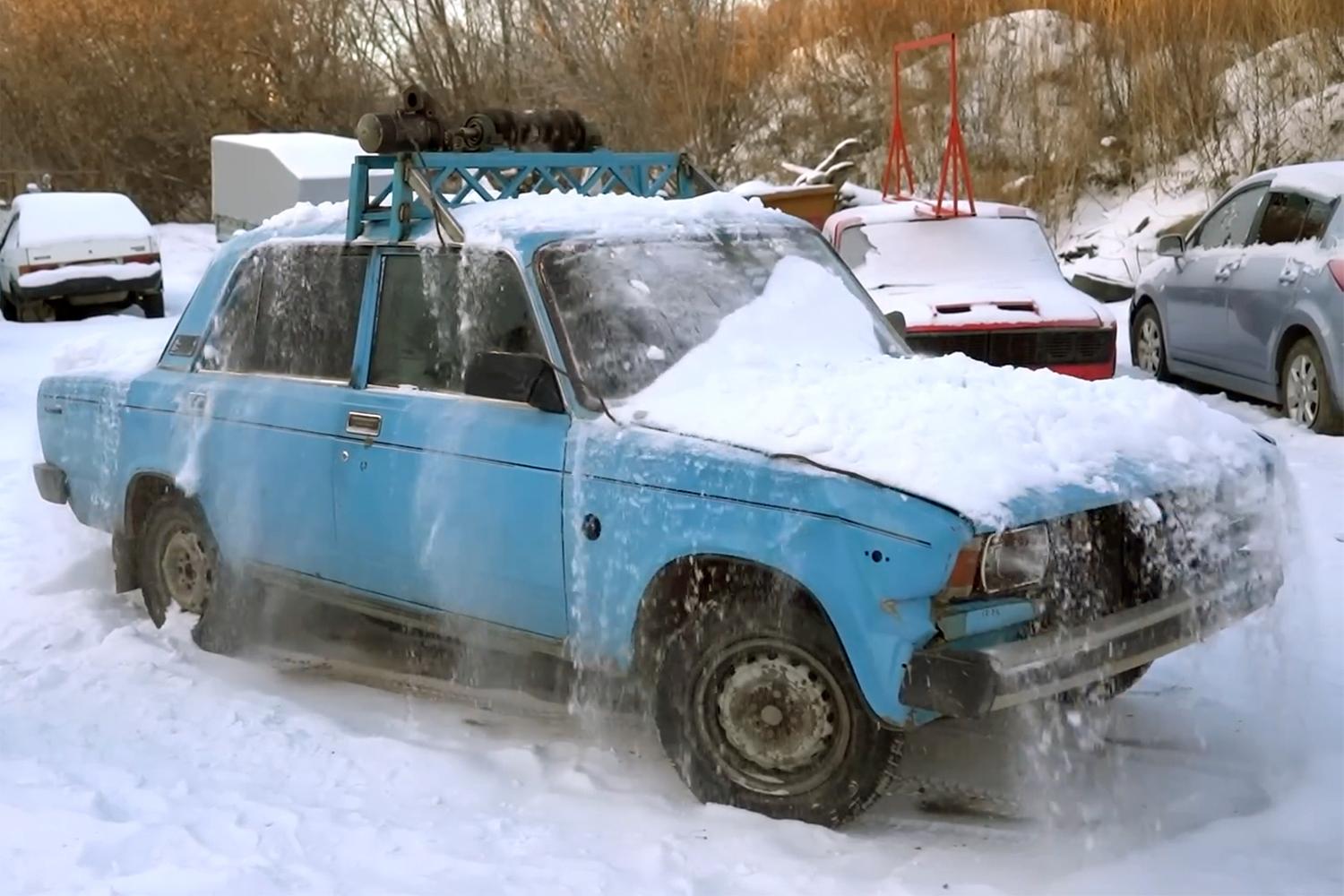 Видео: в России сделали самоочищающийся от снега автомобиль — Motor