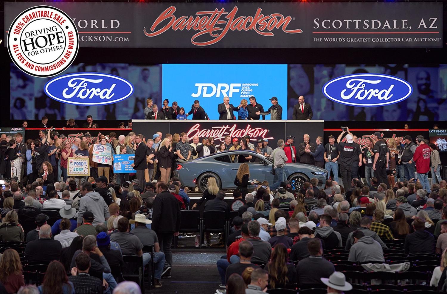 Первый экземпляр нового Ford Mustang продали за 565 тысяч долларов
