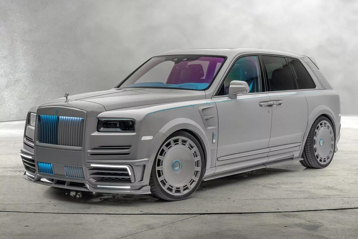 Mansory сделала серо-голубой Rolls-Royce Cullinan — Motor